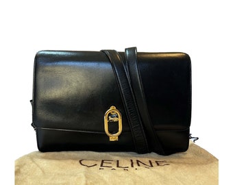 Bolso Vintage Cèline Negro.