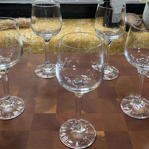 VTG Bohemia Crystal Wine Glasses (x7)