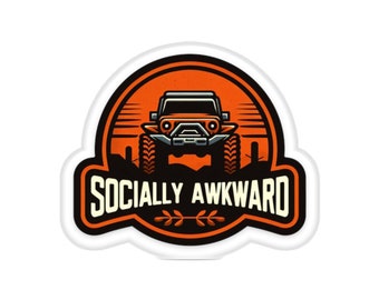 Socially awkward sticker