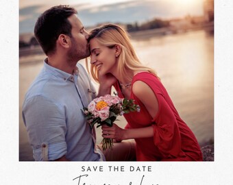 Wedding Invitation / Save the Date Invite / Photo Save the Dates / Polaroid Wedding Save the Date
