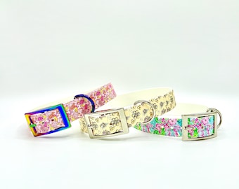 1" Biothane UV Print Dog Collar - Waterproof, Smellproof, Easy to Clean