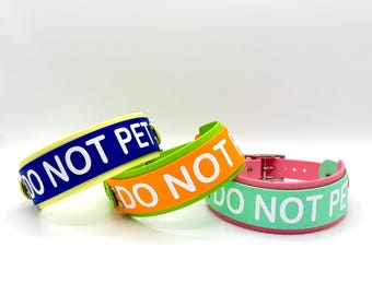 Collar de biotano de dos capas de 2" para perros, resistente al agua, a prueba de olores y fácil de limpiar.