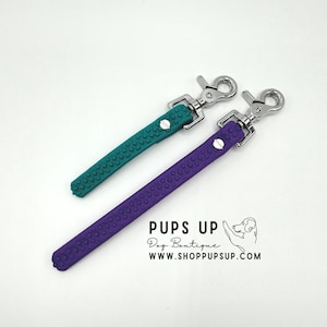 Bringsel SUPER GRIP de 5/8", correa con lengüeta, lengüeta para tráfico, lengüeta de agilidad, lengüeta de agarre, lengüeta de entrenamiento - Biothane - Impermeable, a prueba de olores