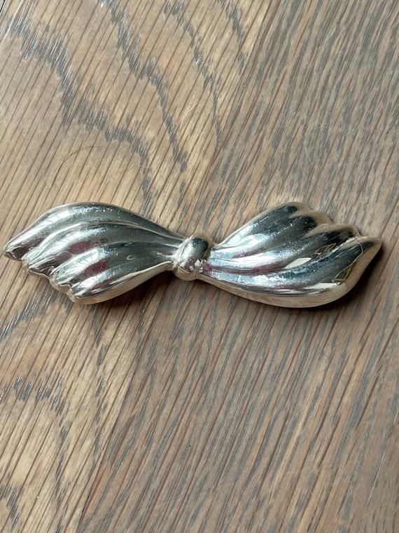 Vintage Sterling Silver 925  Mexico Bow Brooch
