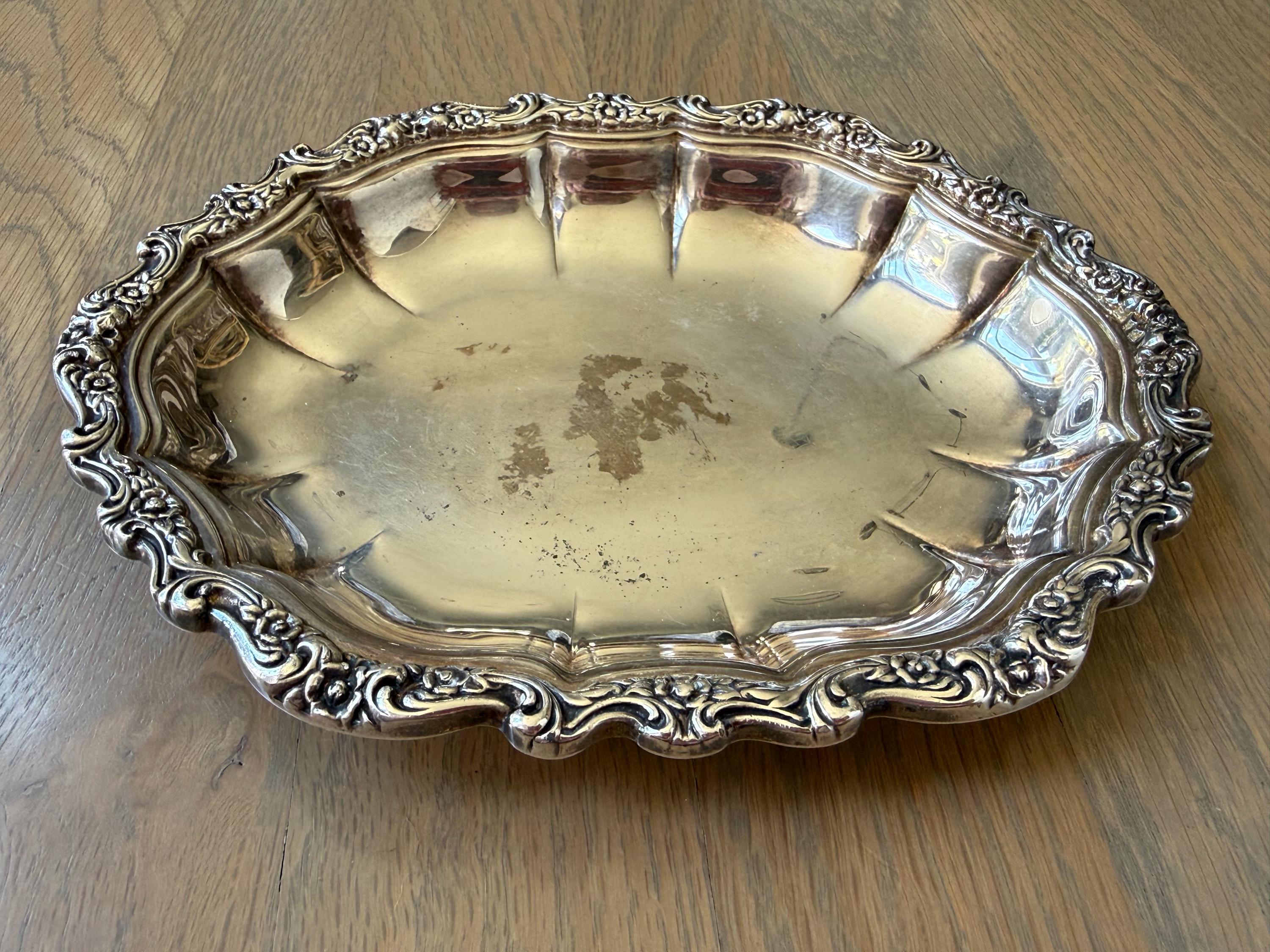 銀メッキ トレイ トレー プレート International silver International Silver Company Tray - Etsy