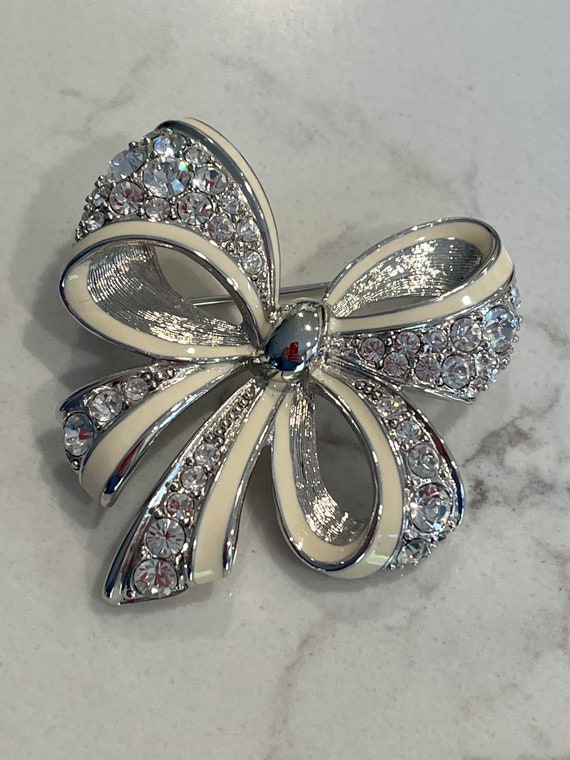 Vintage Nolan Miller Bow Brooch - image 1