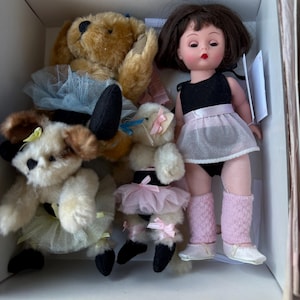 Vintage Madame Alexander Ballet Class Doll and Animals