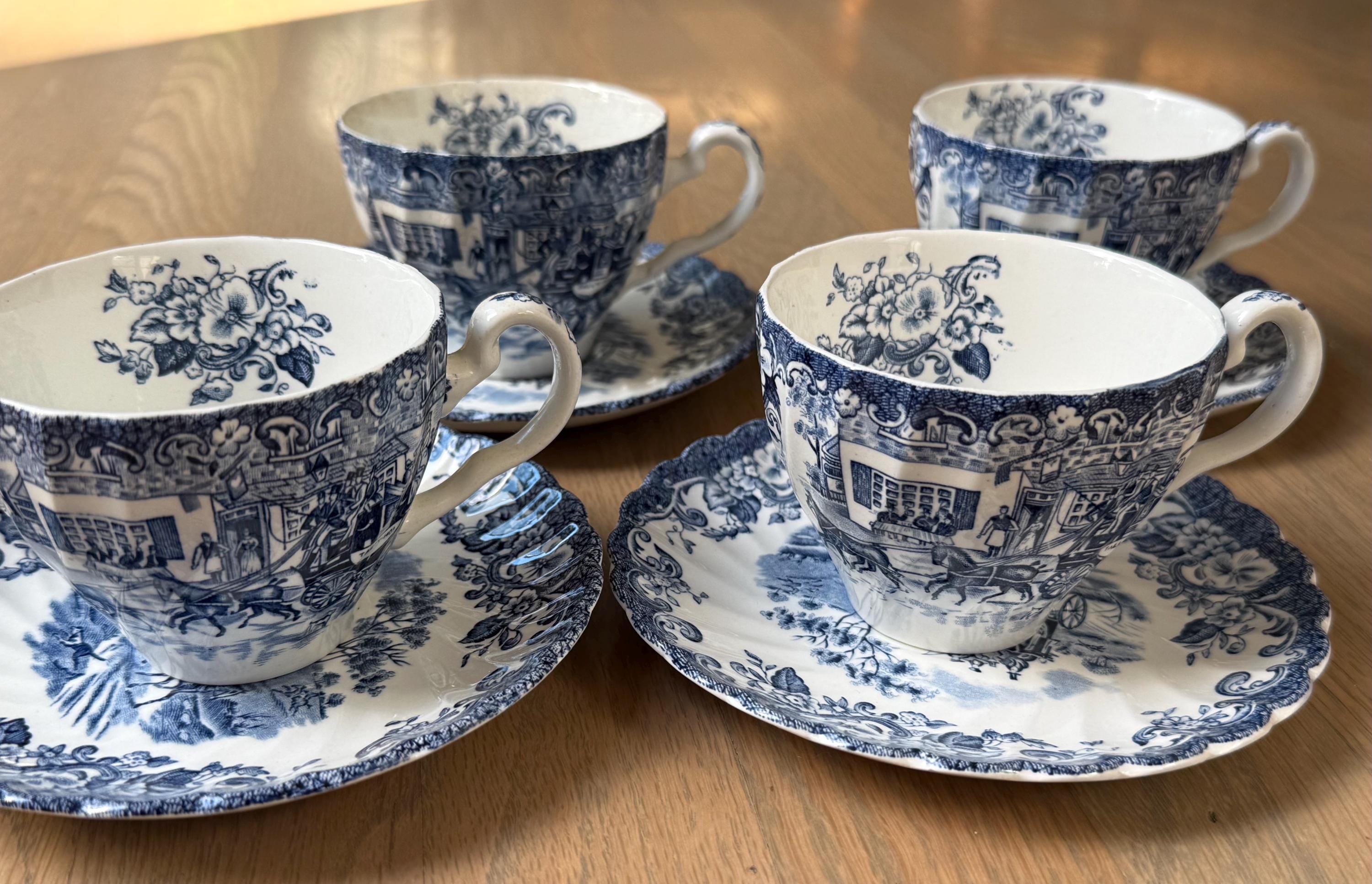 Johnson Brothers Coaching Scenes Tea - Etsy