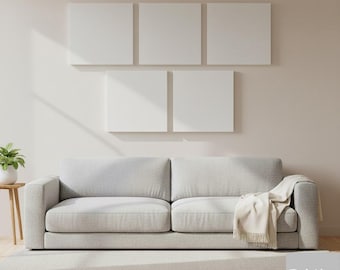 Crea tu propio conjunto de 5 láminas artísticas / Combina los diseños que quieras / Papel o lienzo