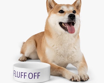 Bol de nourriture pour chien - Fluff Off - Mignon