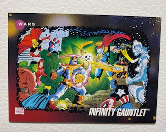 Infinity Gauntlet Magnet - Marvel, Thanos, Silver Surfer, Thor, Captain America, Hulk