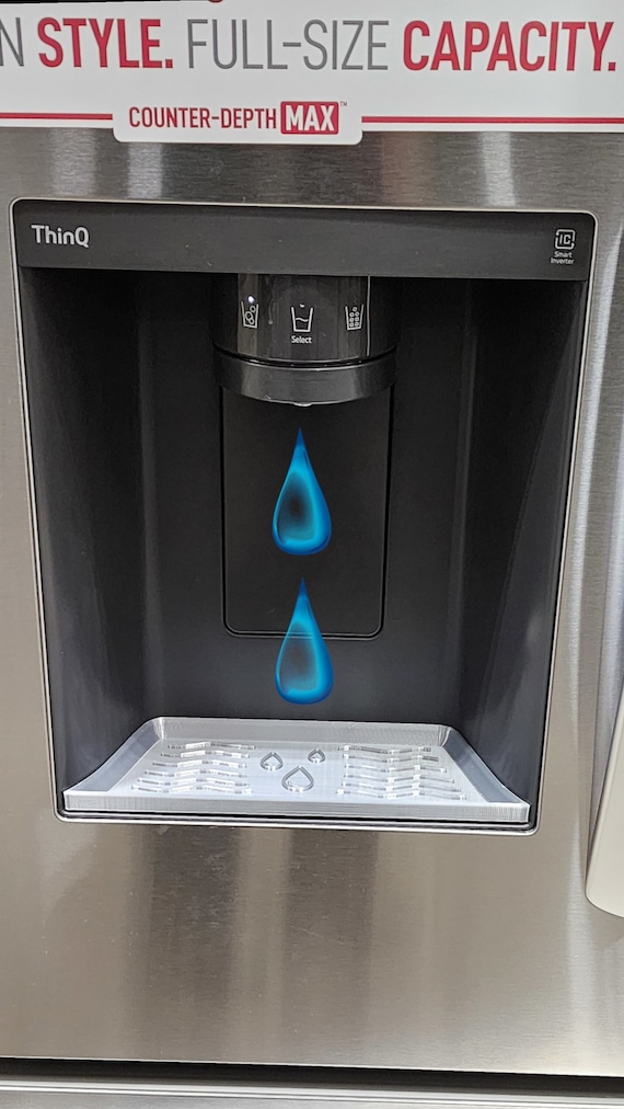 LG Refrigerator Drip Tray | Exact Fit | ThinQ Water Dispenser Spill Catcher