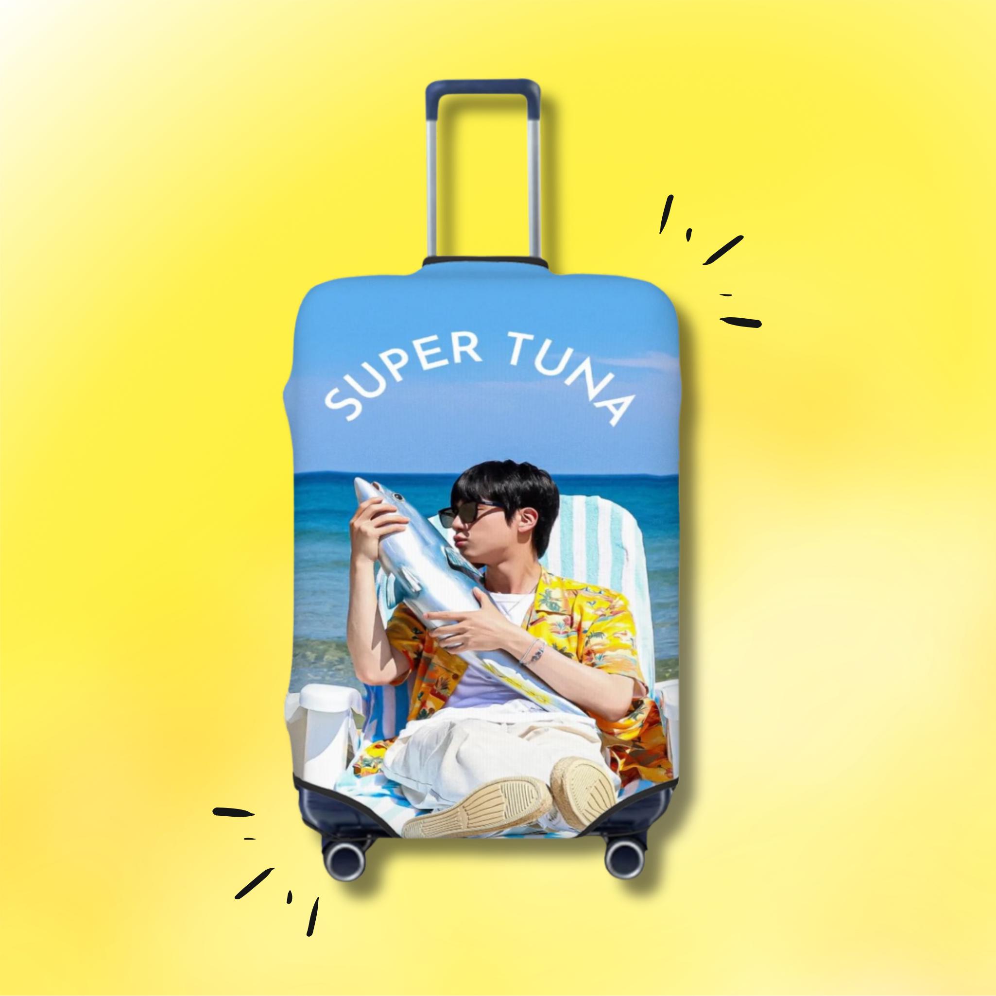 K-pop Luggage Cover – ARMY Suitcase Cover | Solo Tour Merch