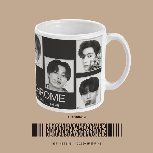 NEW - BTS Monochrome Mug | A gift for ARMY friends | OT7