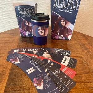 BTS D-DAY the Movie Popcorn &amp; Cupsleeve BTS Suga Agust D Printable ...