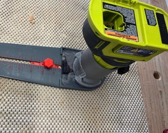 Adjustable Circle Cutting Jig compatible with Ryobi ONE+ Compact Router (UPDATED DESIGN)