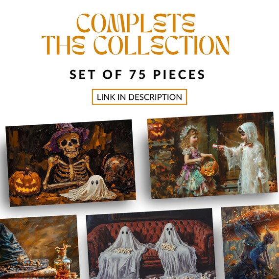 Halloween Frame TV Art for Samsung, Vintage Goblin Candy Shop