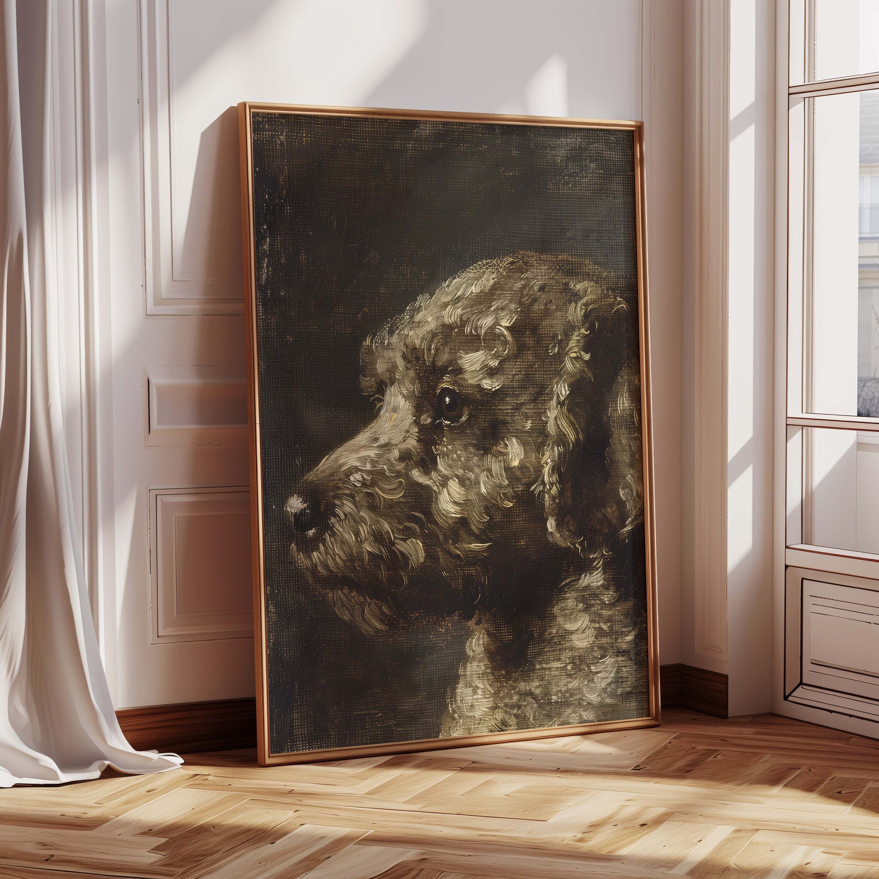 Vintage Dog Painting, Antique Pet Portrait, Mid Century Modern Art Print, Large Oil Painting Oversize Giclee Terrier Dog Wall Art CA348 - Etsy Vintage Dog Painting, Antique Pet Portrait, Mid Century Modern Art Print, Large Oil Painting Oversize Giclee Terrier Dog Wall Art CA348 - Etsy