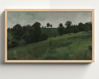 Vintage klassische schwermütige Landschaft, Samsung Rahmen TV Kunst, digitale Dateidownload