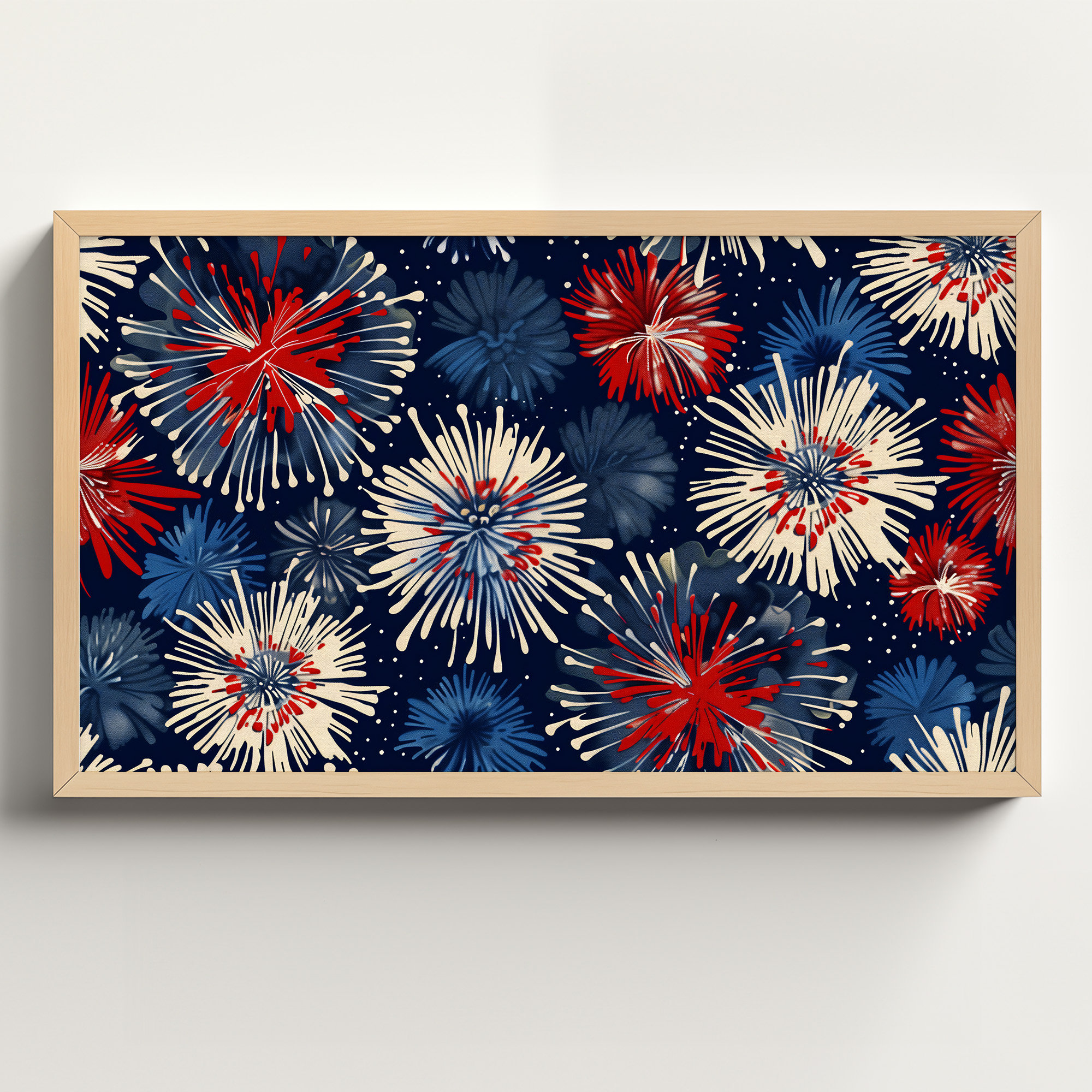 7 月 4 日の花火 Samsung フレーム TV アート デジタル ダウンロード