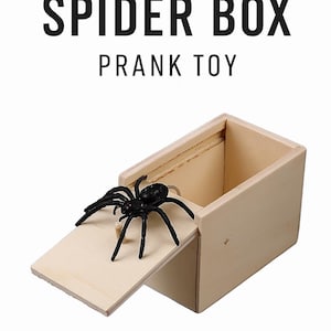 Spider prank box toy