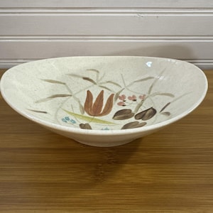 Vintage Red Wing Pottery Hand Painted - Random Harvest - Soup Bowl 7 3/4”