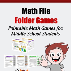 42 Printable Math Games for Middle School & Upper Elementary Students