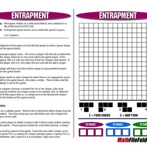 42 Printable Math Games for Middle School & Upper Elementary Students ...