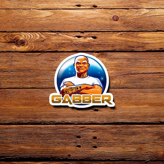 Gabber Hardcore Classic Waterproof Sticker