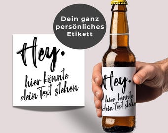 Your very own personalized bottle label, for mom, dad, colleague, friend, neighbor, husband, wine bottle, beer bottle, individual & personal