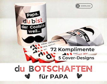 72 involucri Duplo per papà: messaggi d'amore, complimenti, regalo dell'ultimo minuto, festa del papà, San Valentino e compleanno - Scarica