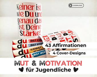 43 Duplo Wrappers - Motivational Encouragement & Affirmations for Teenagers - School, Exams, Graduation and Valentine's Day - Download