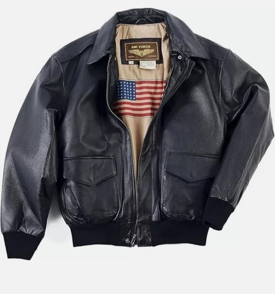 Buy Leather Jacket Air Force Online In India - Etsy India