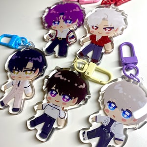 love and deepspace double-sided acrylic keychains