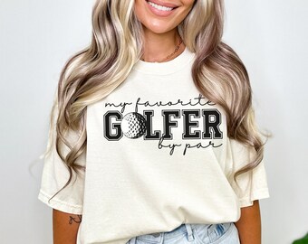 Personalized Golf Mama T-Shirt, Comfort Colors Tee, Golf Tournament Shirt