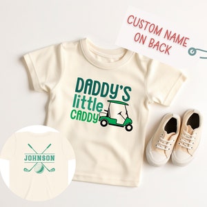 Daddy&#39;s Caddy Shirt, Custom Golf Baby Onesie, Daddy&#39;s Favorite Caddy, Golf Dad Gift, New Dad Gift, Baby Golf Shirt, Toddler Golf Shirt