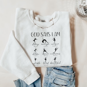 Ballet Dance Bible Verse Sweatshirt, Dance Recital Apparel, Christian Dance Shirt, Dance for Jesus, Christian Sweatshirt, Gift for Dancer