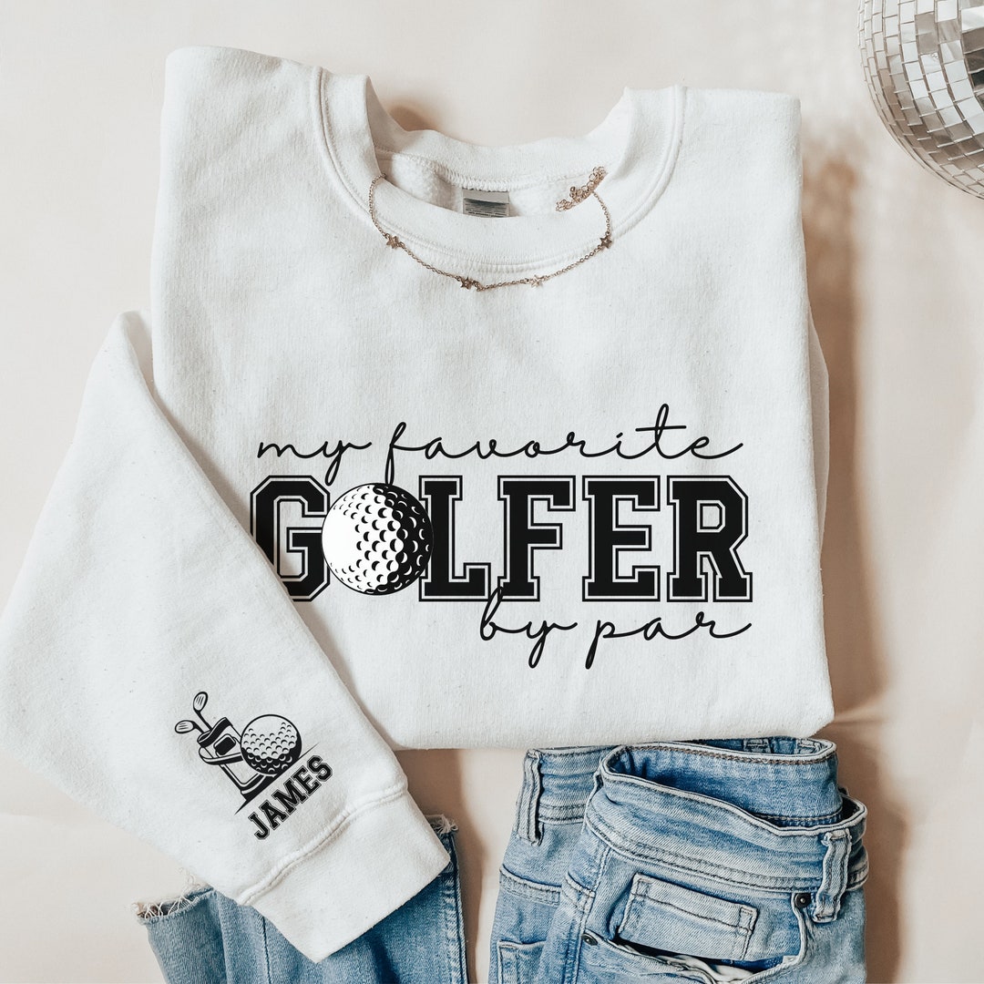 Golf Pattern Print Women's Sweatshirt