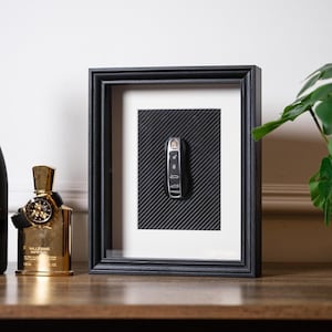 Framed Porsche Key // Wall Art // Display Decoration