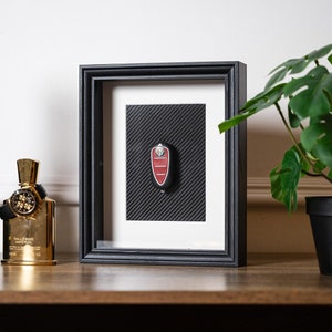 Framed Alfa Romeo Key // Wall Art // Display Decoration