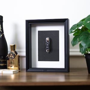 Framed Porsche Key // Wall Art // Display Decoration