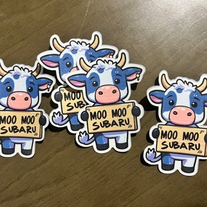 5/10/15/20 Pacotes de adesivos Moo Moo Subamoo - Adesivos Subamoo