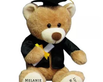 7.5” Personalized Graduation Bear - Graduation gift - plush