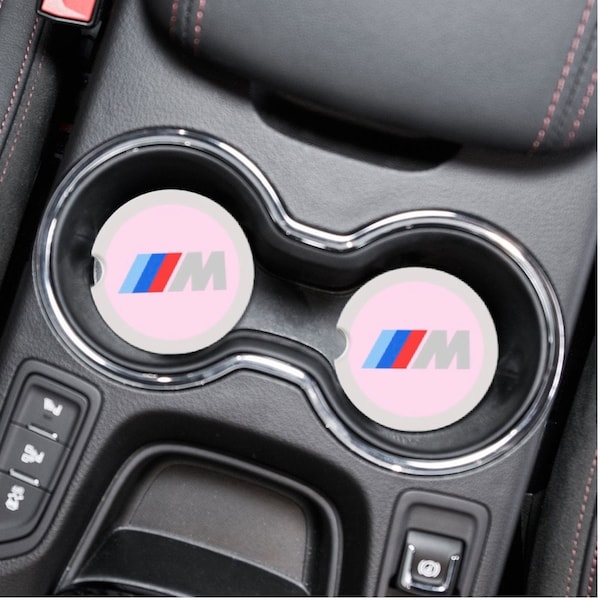 Cute Car Coasters - M style BMW M BMW Bmw Girl Cute Car Accessory Custom Car Accessory | Pink Car Decor | Car Accessories Women