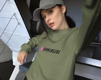 BIMM3RGIRL Crewneck Unisex Sweatshirt BMW Girl 3 Series Bmw BMW Sweatshirt Gifts For Her Custom Crewneck Car Apparel Bmw Accessory