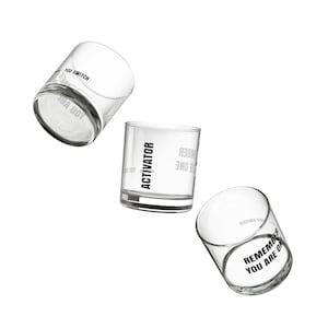 Activator Glass  - Substance Movie Inspired Glass - Activator Whisky Glass