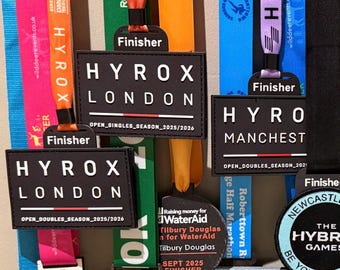 Hyrox Attach-A-Patch - Hang your Hyrox patch with optional time or text