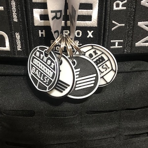 Hyrox Style Keyring