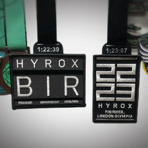 Hyrox Attach-A-Patch - Hang your Hyrox patch with optional time or text