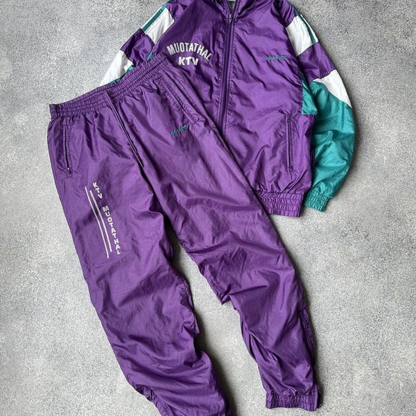 VTG Adidas Nylon 90s Tracksuit